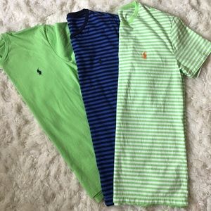 3 Ralph Lauren Polo shirts